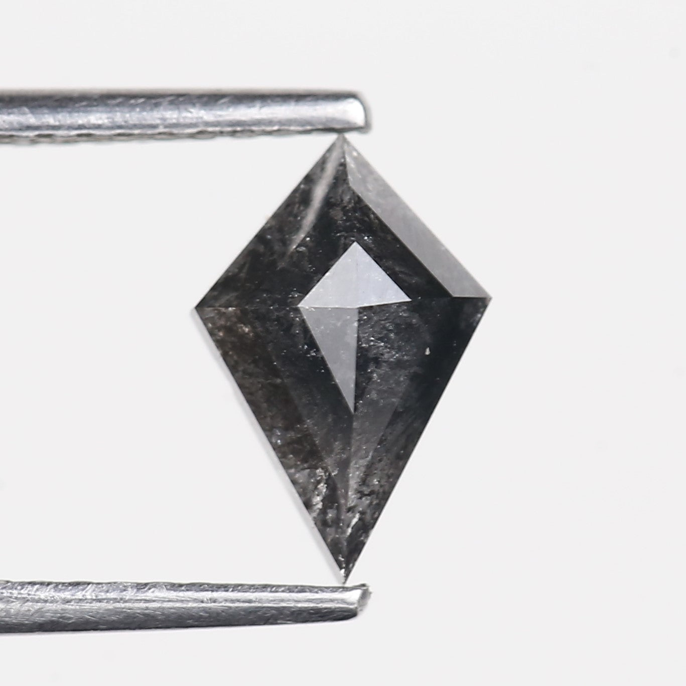 1.12 Carat Natural Gray Kite Cut Salt and Pepper Diamond 9.13 MM