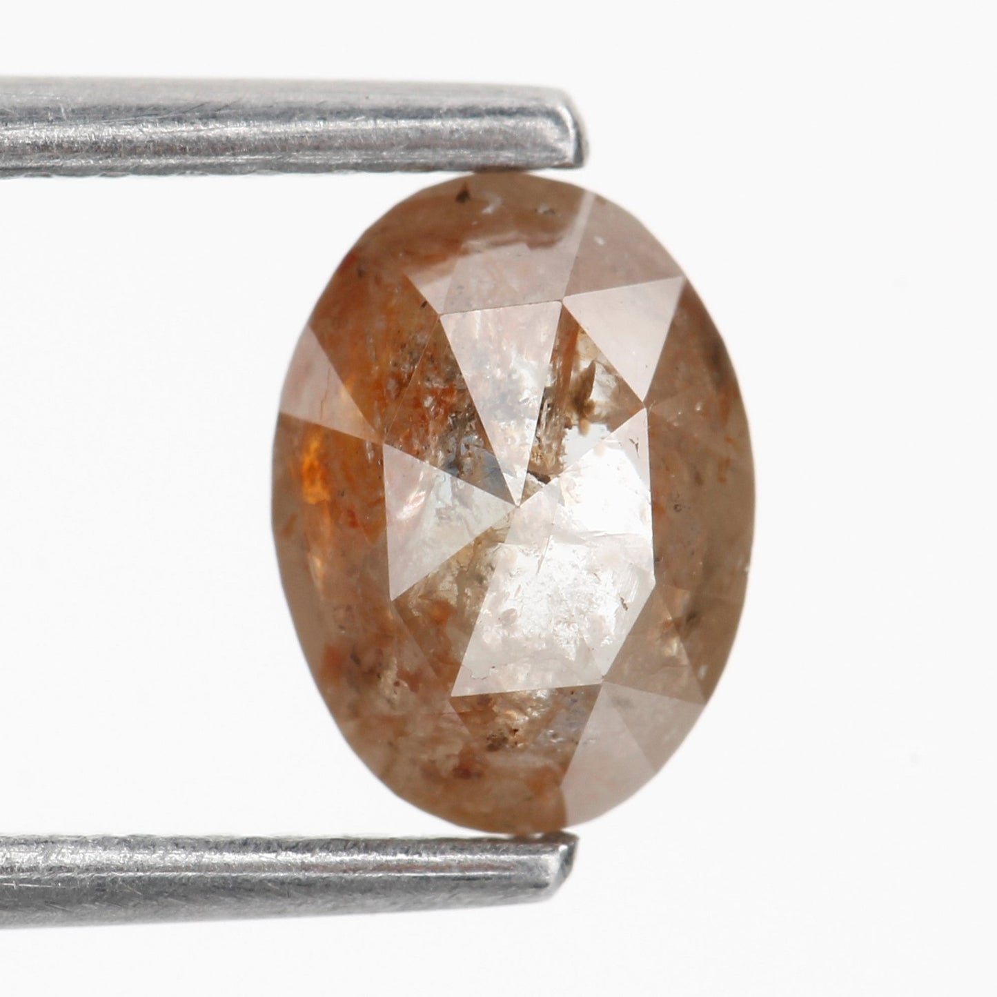 Oval 1 Carat Rose Cut Diamond 6.9 MM