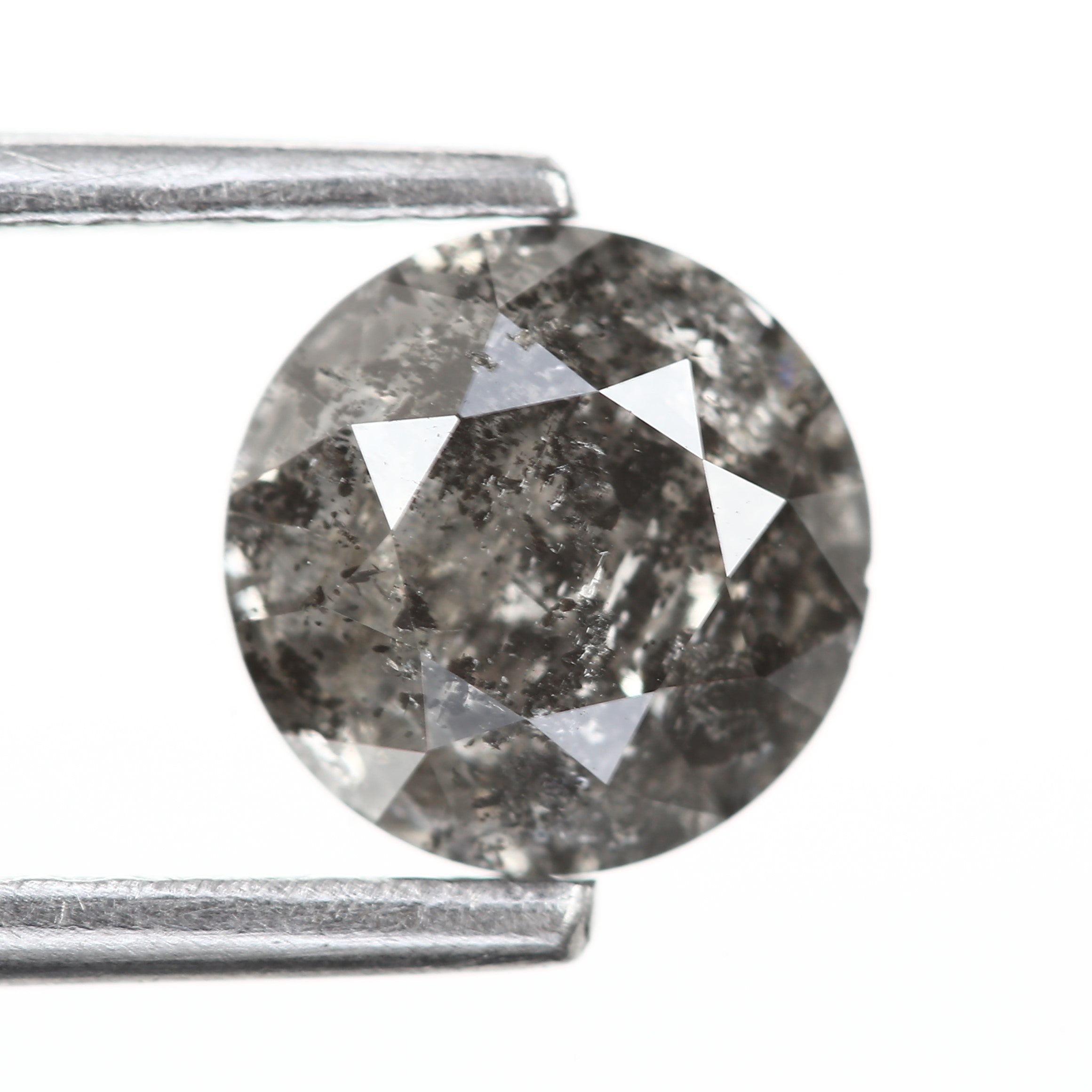 0.94ct Celestial Black Natural Loose Diamond 6.3 MM