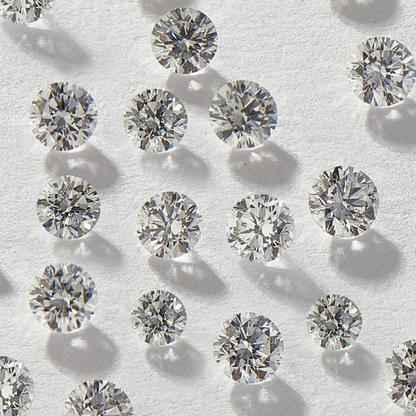 Round Shape Calibrated Diamond Loose Melee Diamonds 2.80 mm to 3.10 mm