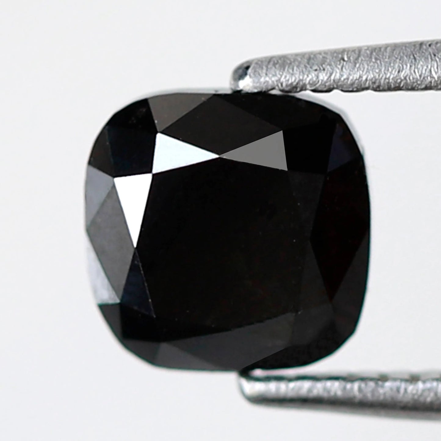 1.45 Carat Cushion Shape AAA Quality Diamonds 5 MM Loose Natural Black Diamond - Blackdiamond