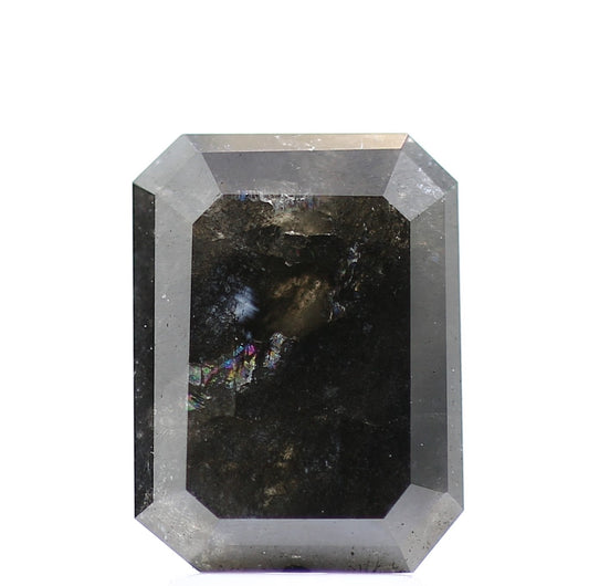 2.76 Carat Fancy Black Gray Salt and Pepper Natural Loose Diamond
