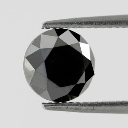 1.65 ct Loose Natural Black Diamond Online For Sale Quality Perfect For Making Custom Ring - Blackdiamond