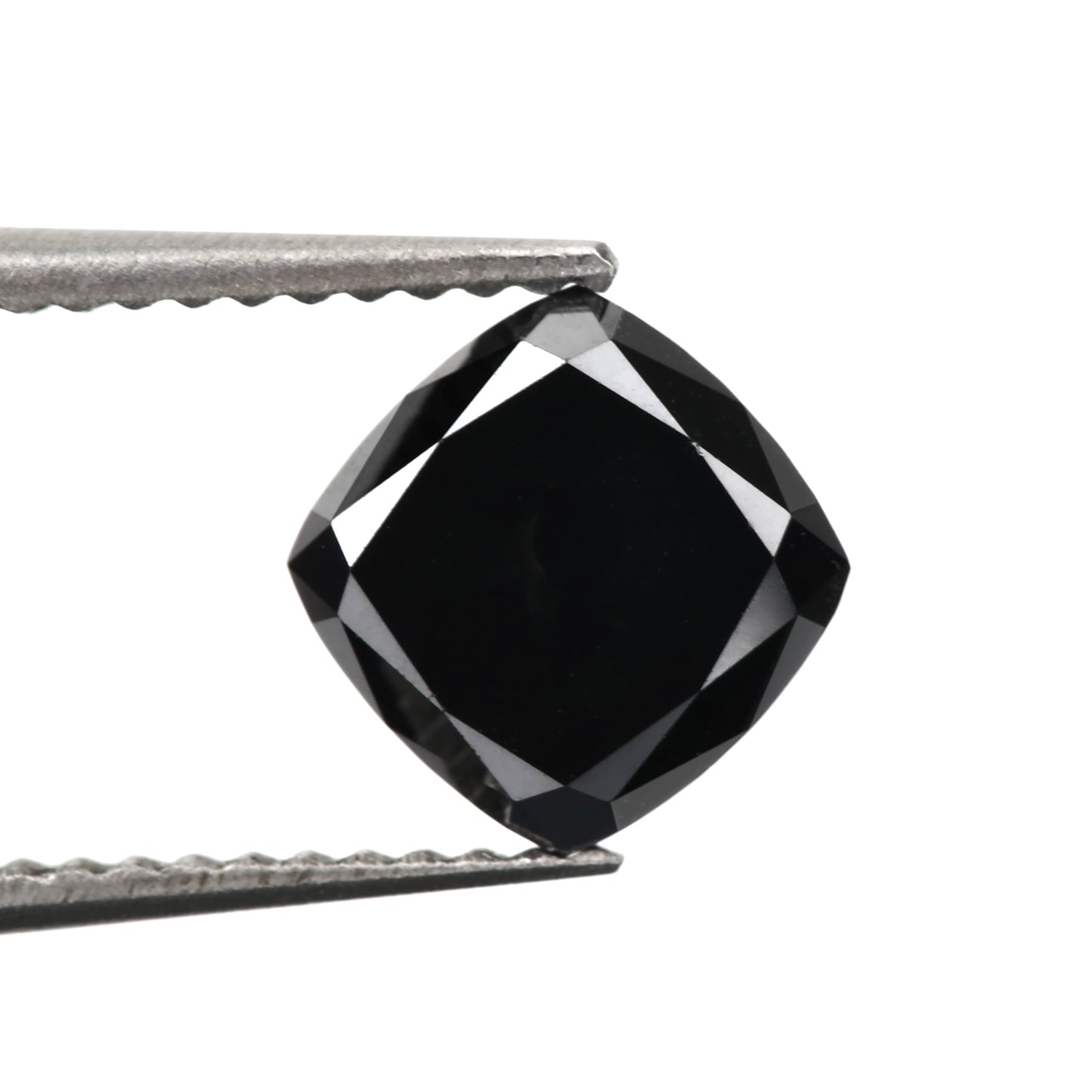 cushion black loose diamond 1 carat