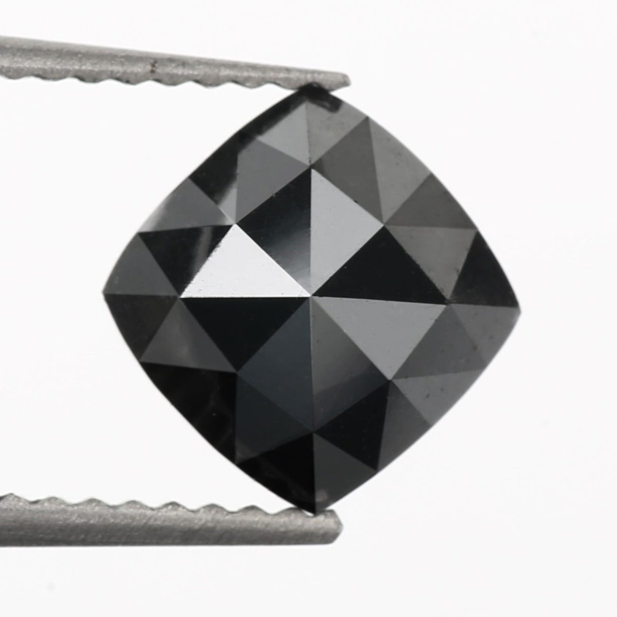 cushion black rose cut diamond brilliant