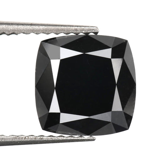 fancy black diamond cushion brilliant 1 carat