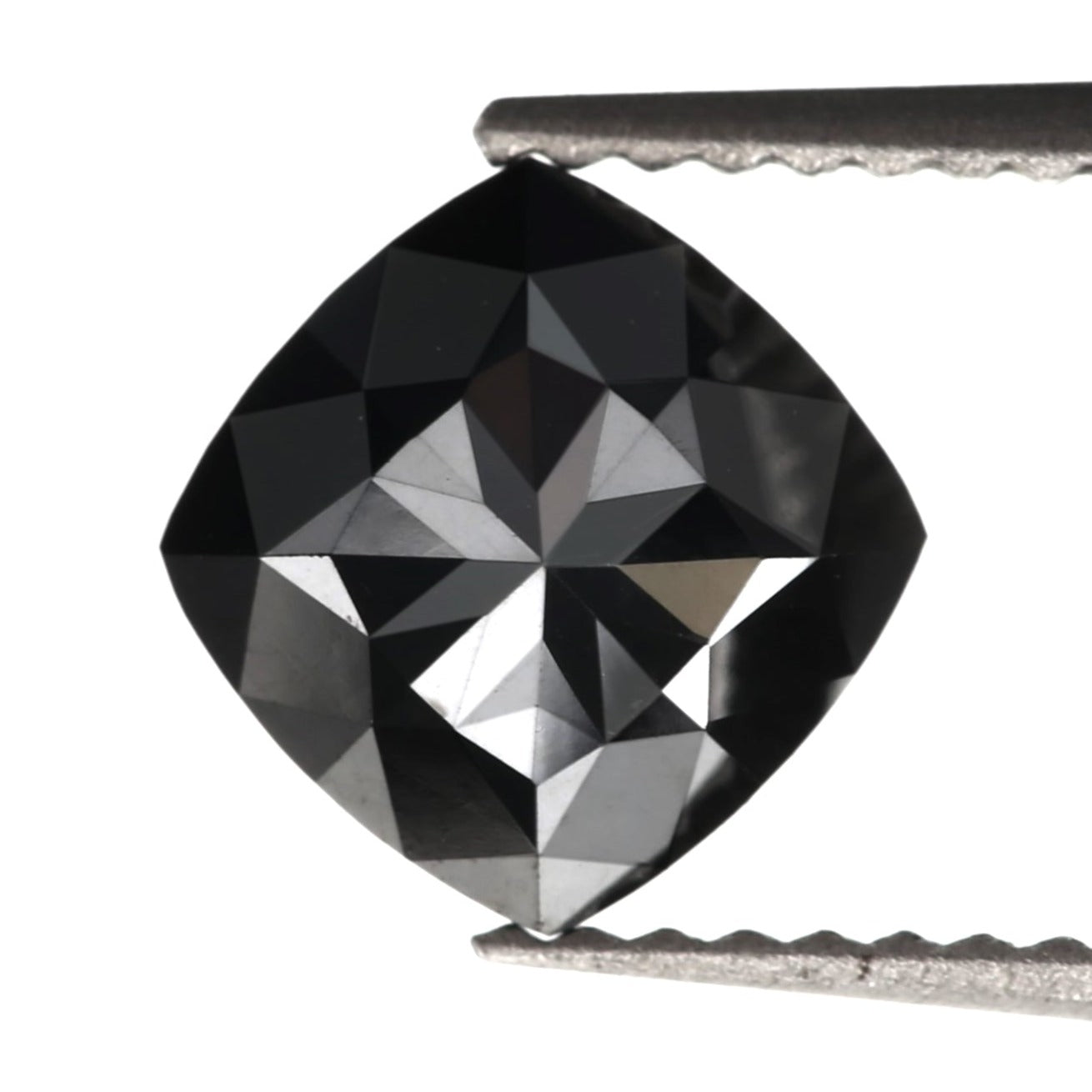 cushion radiant rose cut black diamond