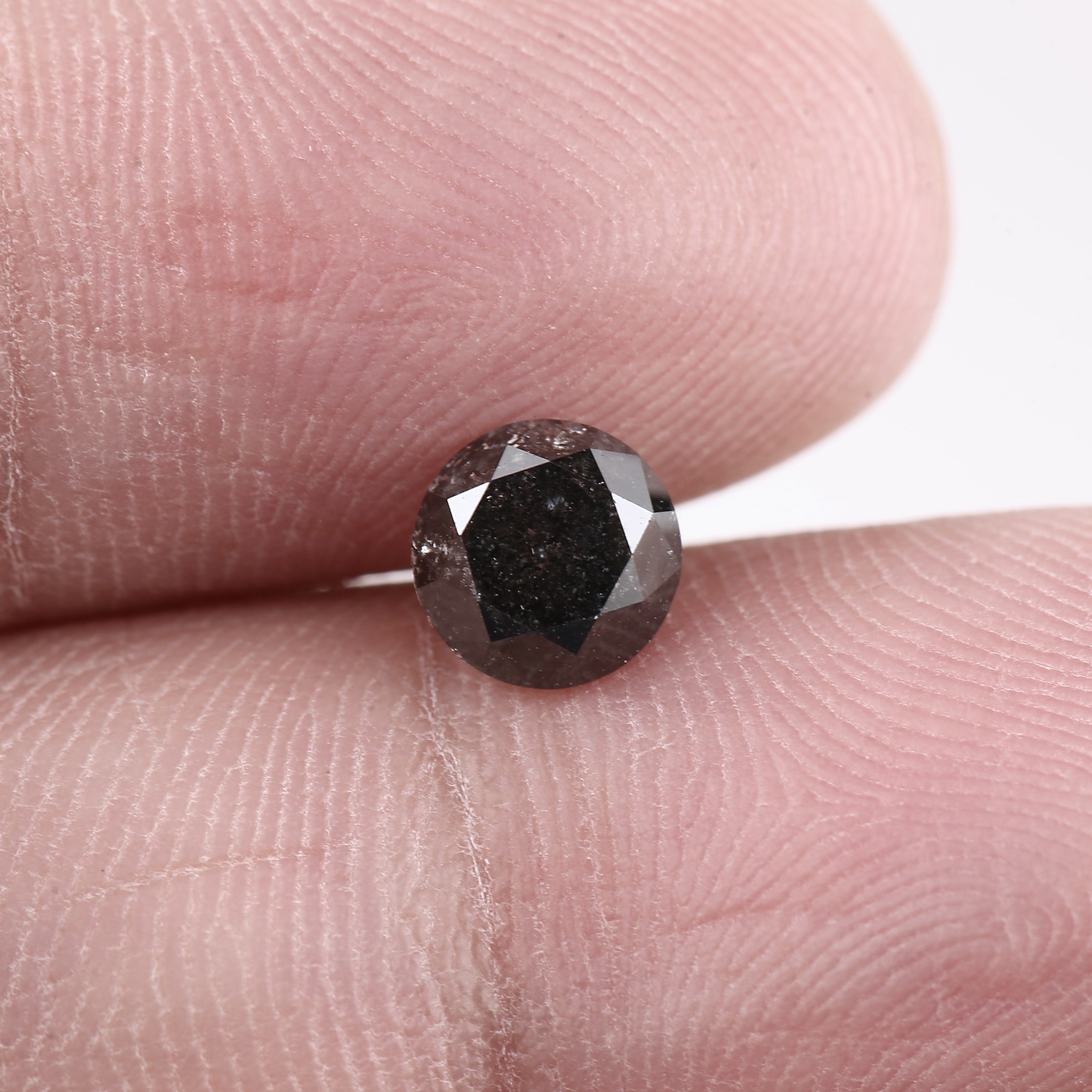 1 carat fancy black loose diamond for engagement ring