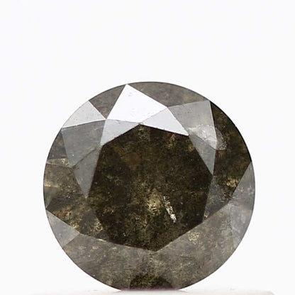 0.42 Carat Chameleon Diamond Round Shape Natural Loose Diamond 4.80 MM - Blackdiamond