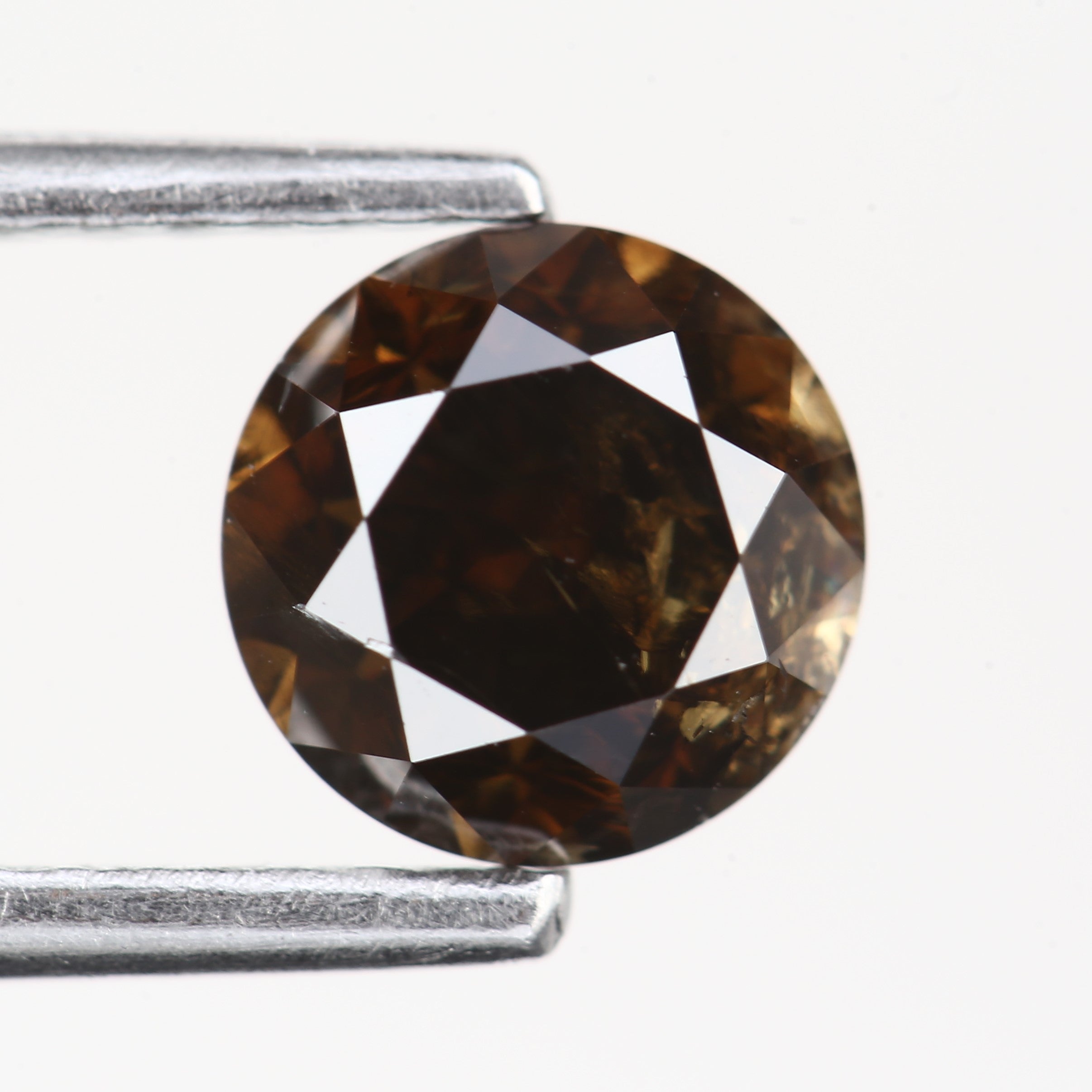 0.99ct Fancy Natural Brown Round Diamond 5.8 MM