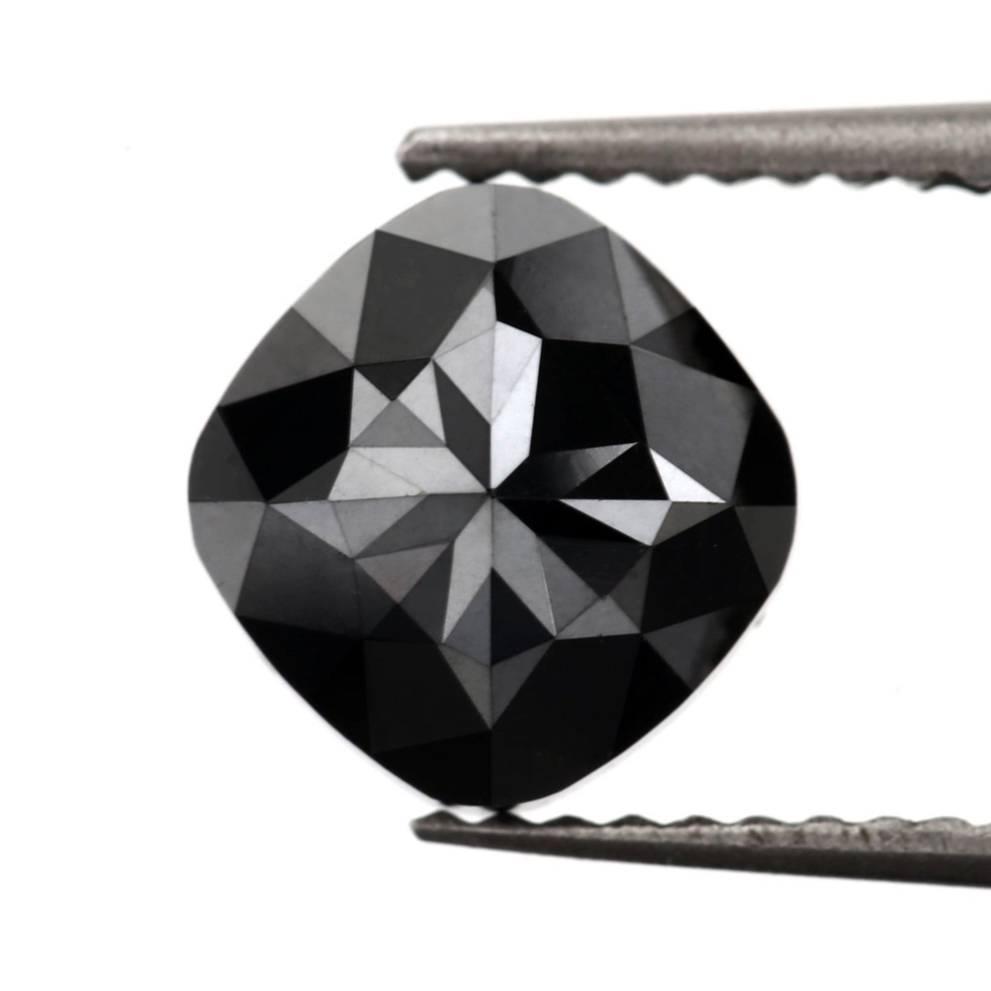 cushion rose cut black diamond