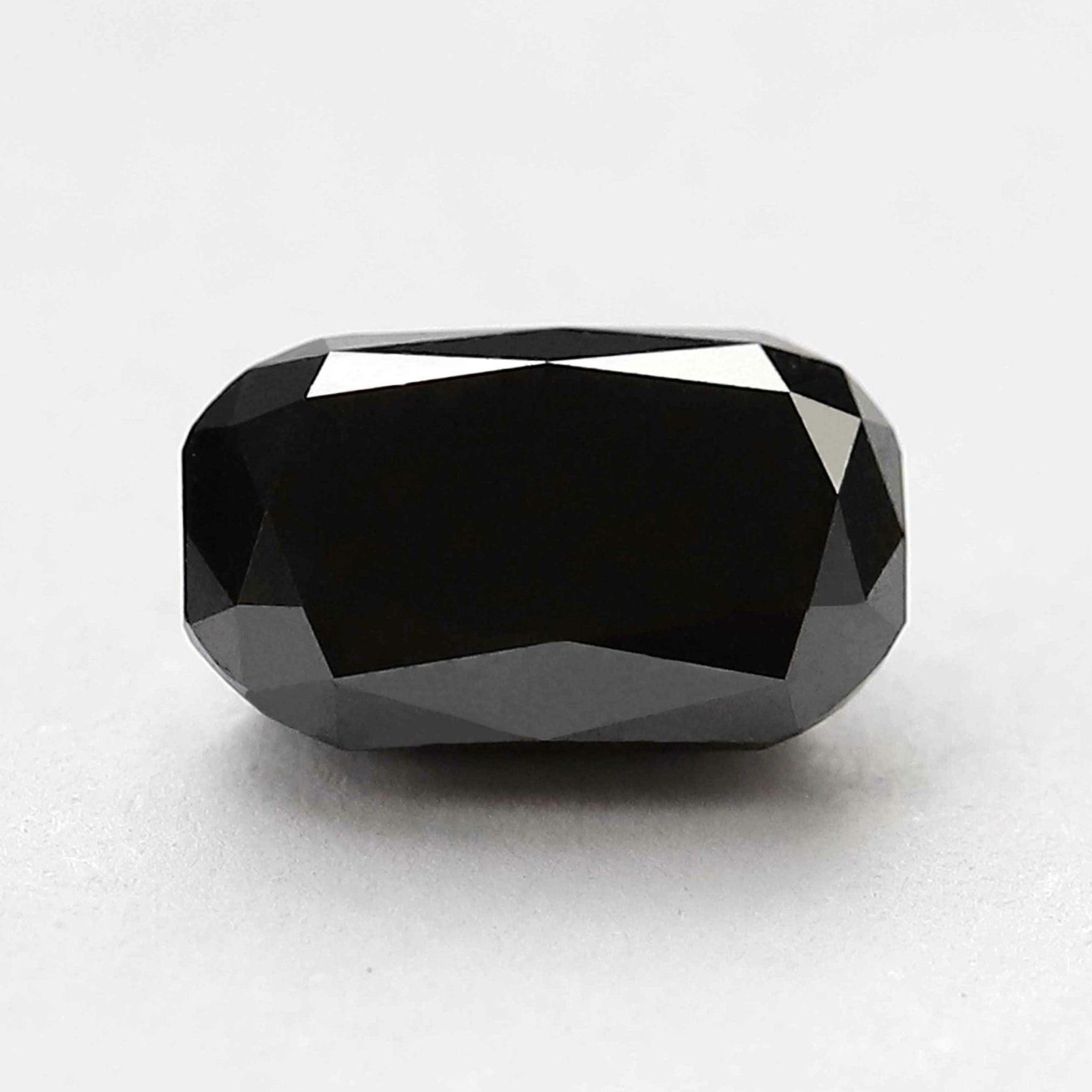 2.65 Carat Cushion Shape Diamond Natural Diamond Heated Black Color Diamond Loose Natural Diamond Opaque Diamond AAA Best Quality Diamond - Blackdiamond