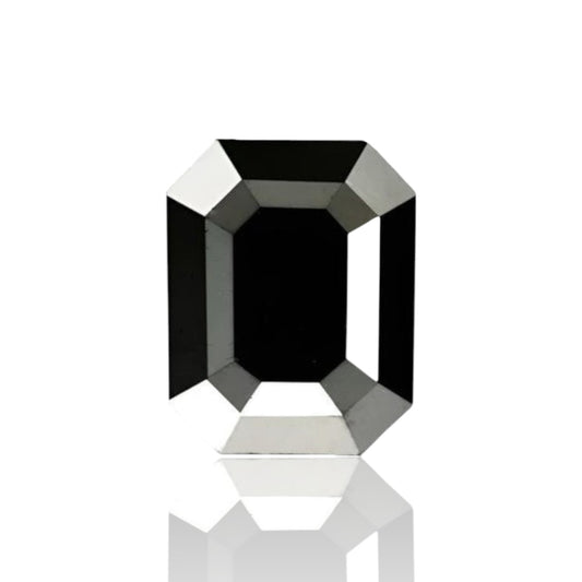 3 Carat AAA Quality 9 MM Emerald Shape Polished Heated Black Natural Loose Diamond Ideal For Making Beautiful Solitaire Pendant