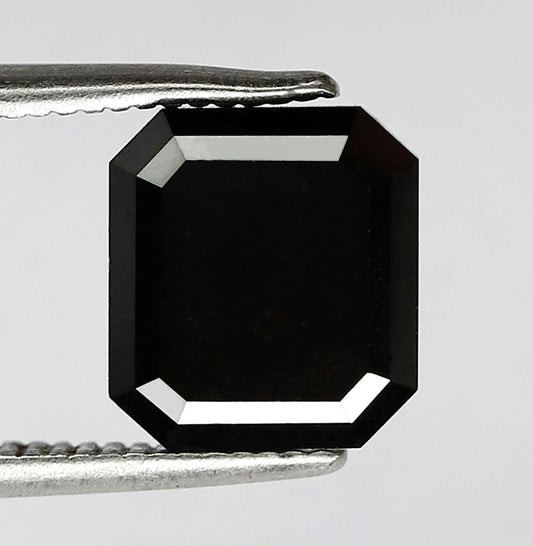 2.54 Carat Natural Emerald Shape Black Diamond In AAA Quality Perfect For Engagement Ring and Necklace