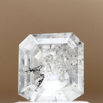 0.46 Carat 4.95 MM Natural Icy Gray Emerald Cut Loose Diamond - Blackdiamond