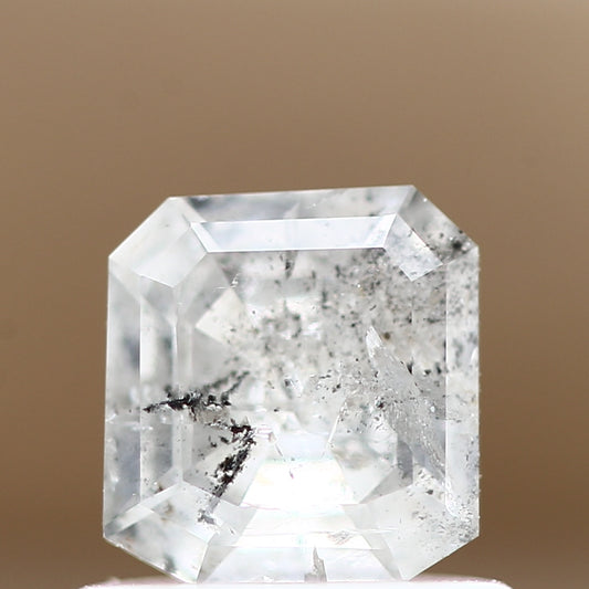 0.46 Carat 4.95 MM Natural Icy Gray Emerald Cut Loose Diamond