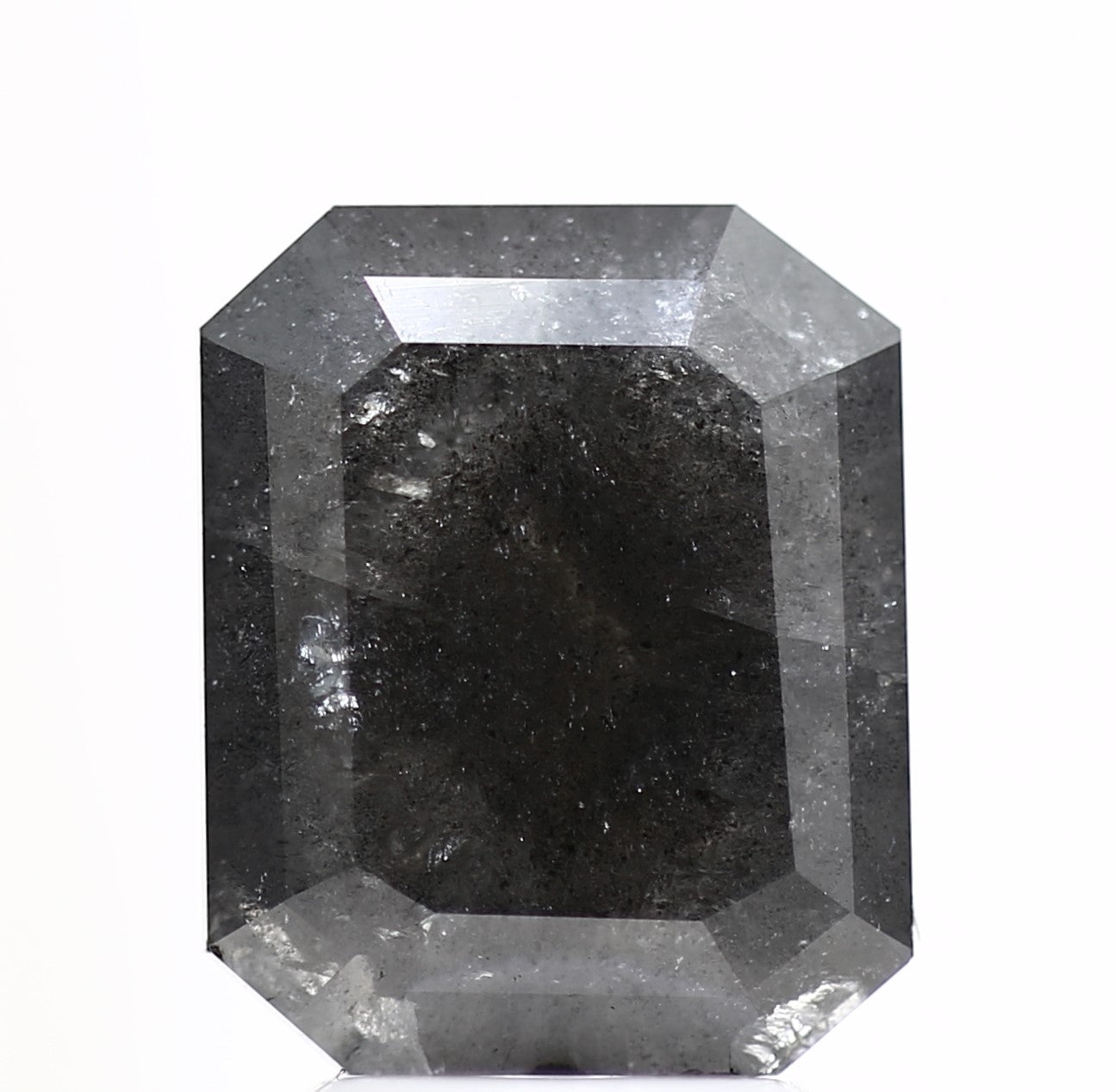 2.69 Carat Fancy Black Gray Salt and Pepper Natural Loose Diamond - Blackdiamond