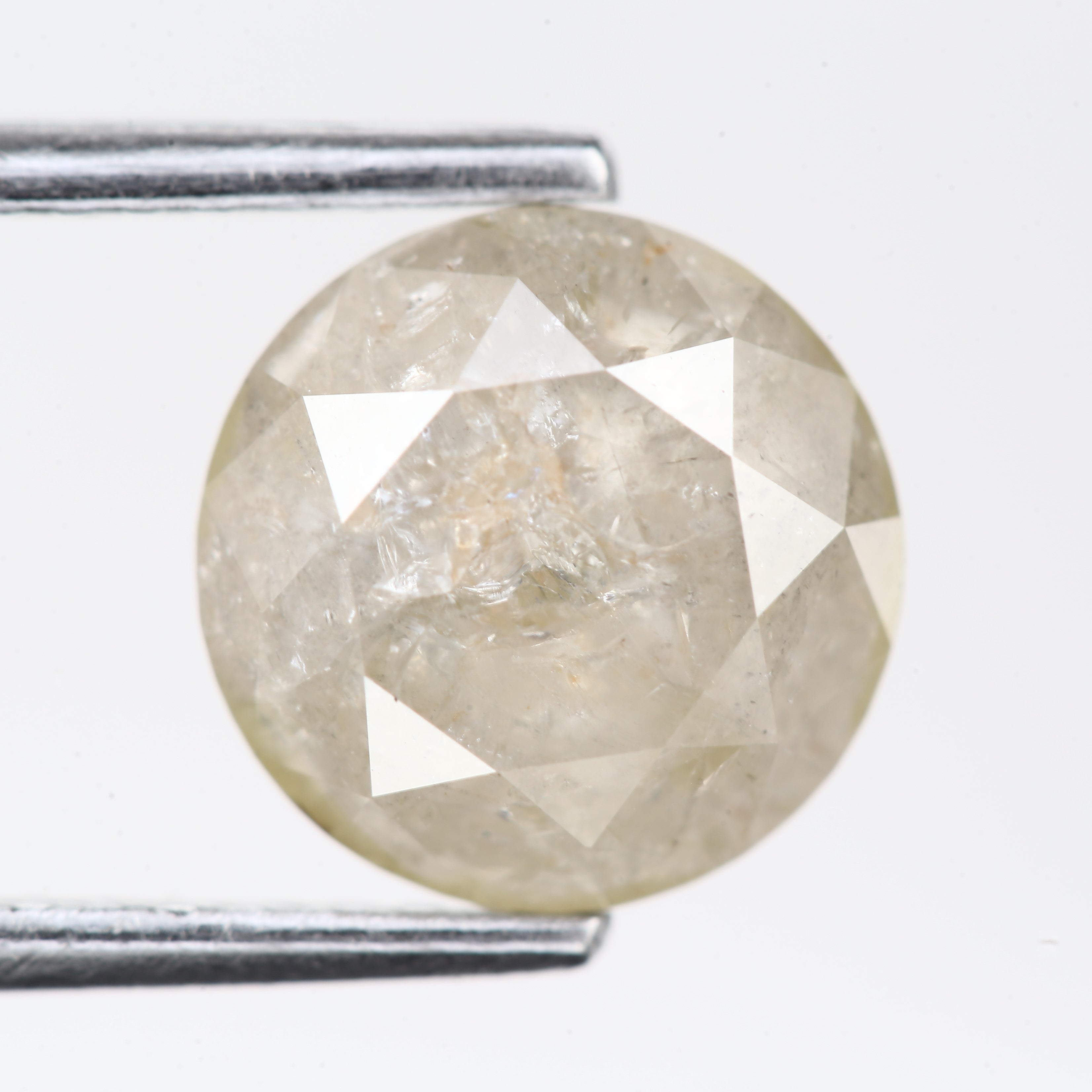2.47 Carat Fancy Gray Round Brilliant Diamond 8 MM