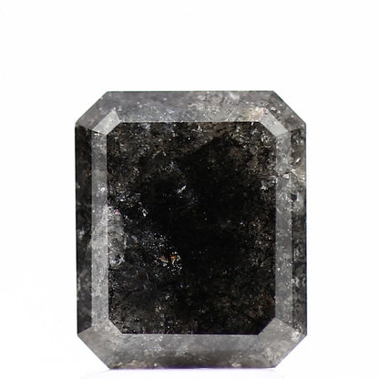 2.46 Carat Natural Emerald Black Galaxy Loose Salt and Pepper Diamond - Blackdiamond