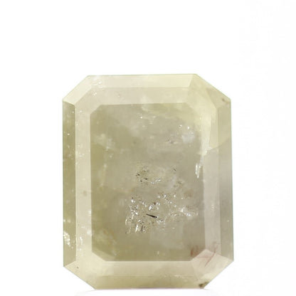 2.92 Carat 8.3 MM Natural Rustic Gray Emerald Loose Diamond - Blackdiamond