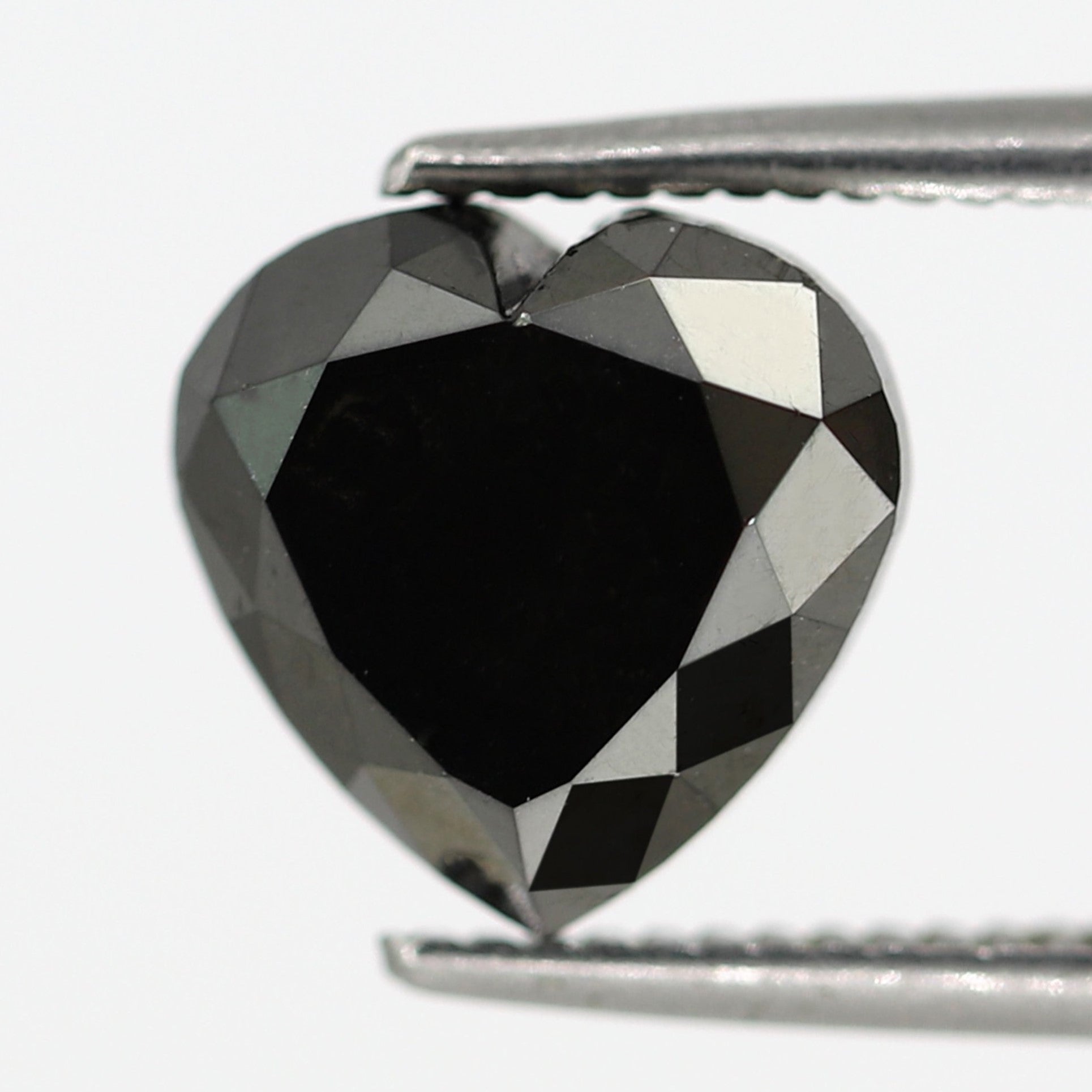 2.64 Carat Heart Shape Rose Cut 8 MM Enhanced Loose Natural Faceted Diamond Ideal For Making Body Piercing Jewelry - Blackdiamond