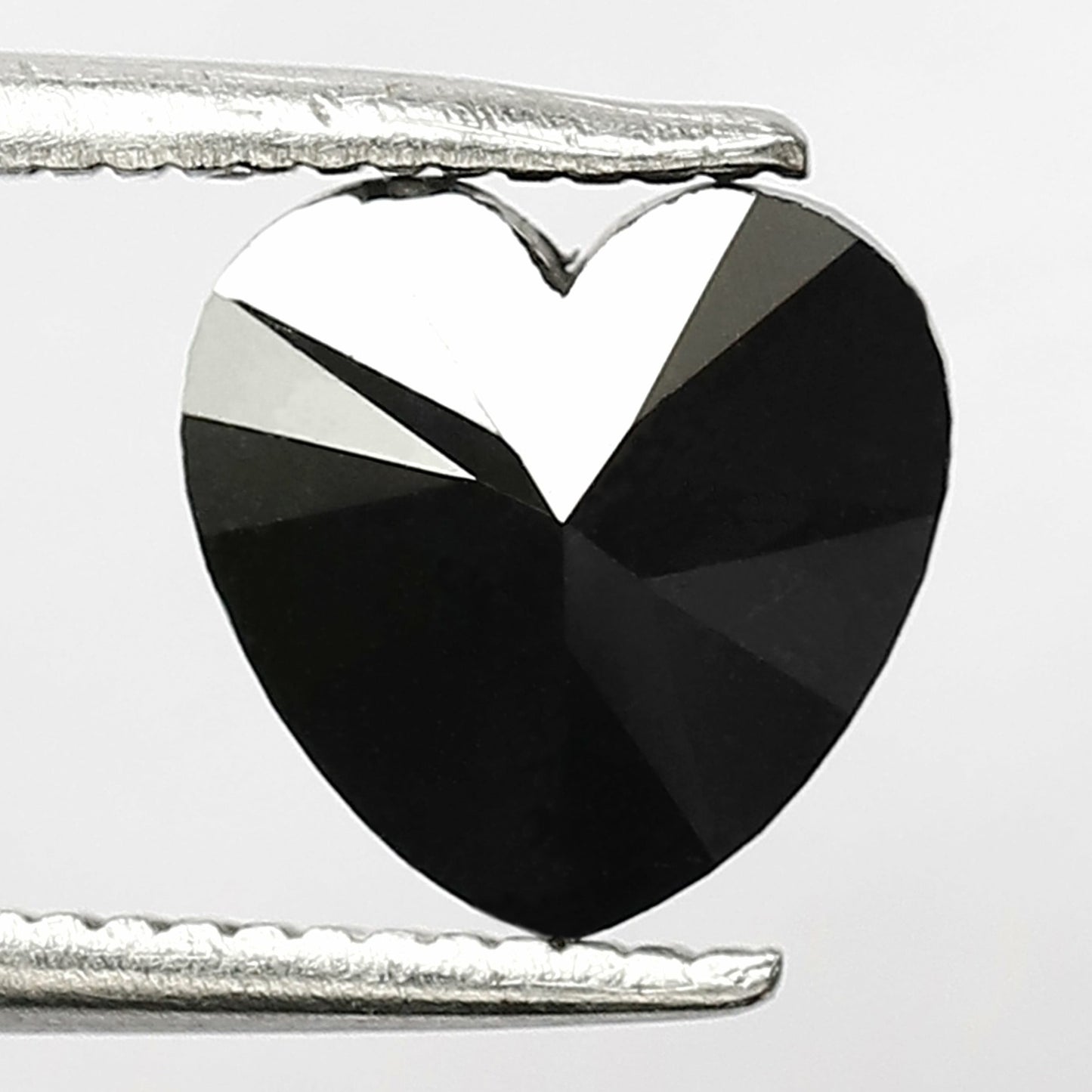 1.19 Carat 7 MM Loose Heart Shape Brilliant Cut Diamond AAA Quality Fancy Black Diamond Gift For Her - Blackdiamond