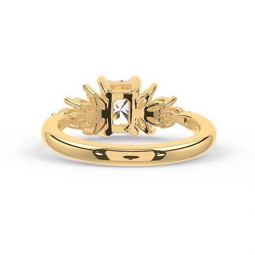 Radiant 1 Carat Lab Grown Diamond Ring IGI Certified Isabella