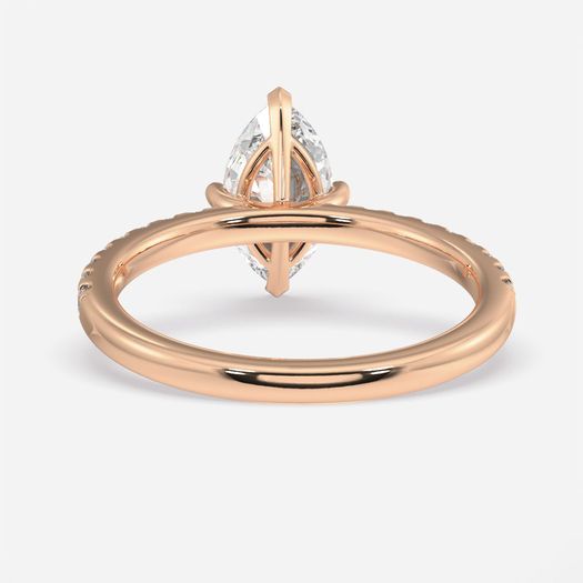 18k Gold 1ct D VVS1 Marquise Engagement Ring Julia