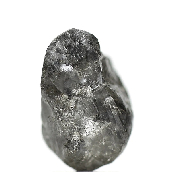 3.94 Carat Crystal Gray Rough Raw Uncut Natural Diamond 11.95 MM
