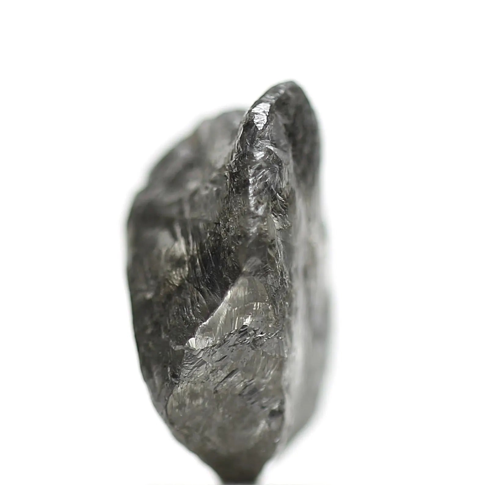 3.94 Carat Crystal Gray Rough Raw Uncut Natural Diamond 11.95 MM