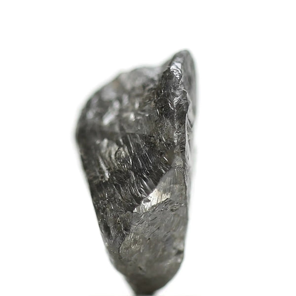 3.94 Carat Crystal Gray Rough Raw Uncut Natural Diamond 11.95 MM