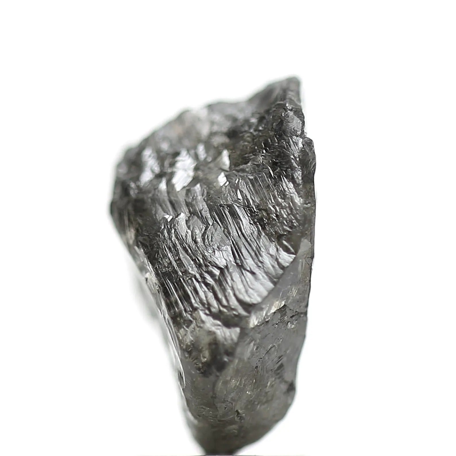 3.94 Carat Crystal Gray Rough Raw Uncut Natural Diamond 11.95 MM