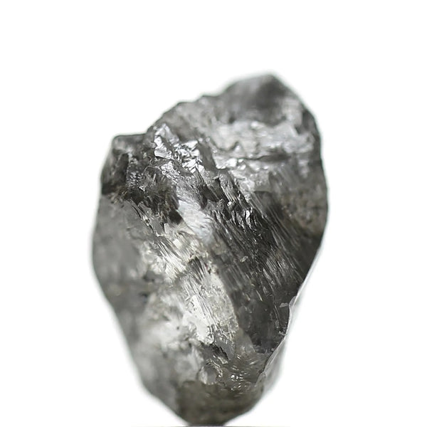 3.94 Carat Crystal Gray Rough Raw Uncut Natural Diamond 11.95 MM