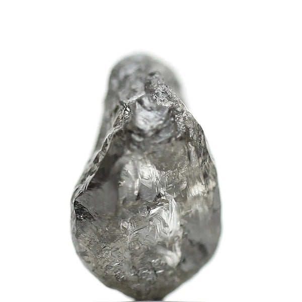 3.94 Carat Crystal Gray Rough Raw Uncut Natural Diamond 11.95 MM