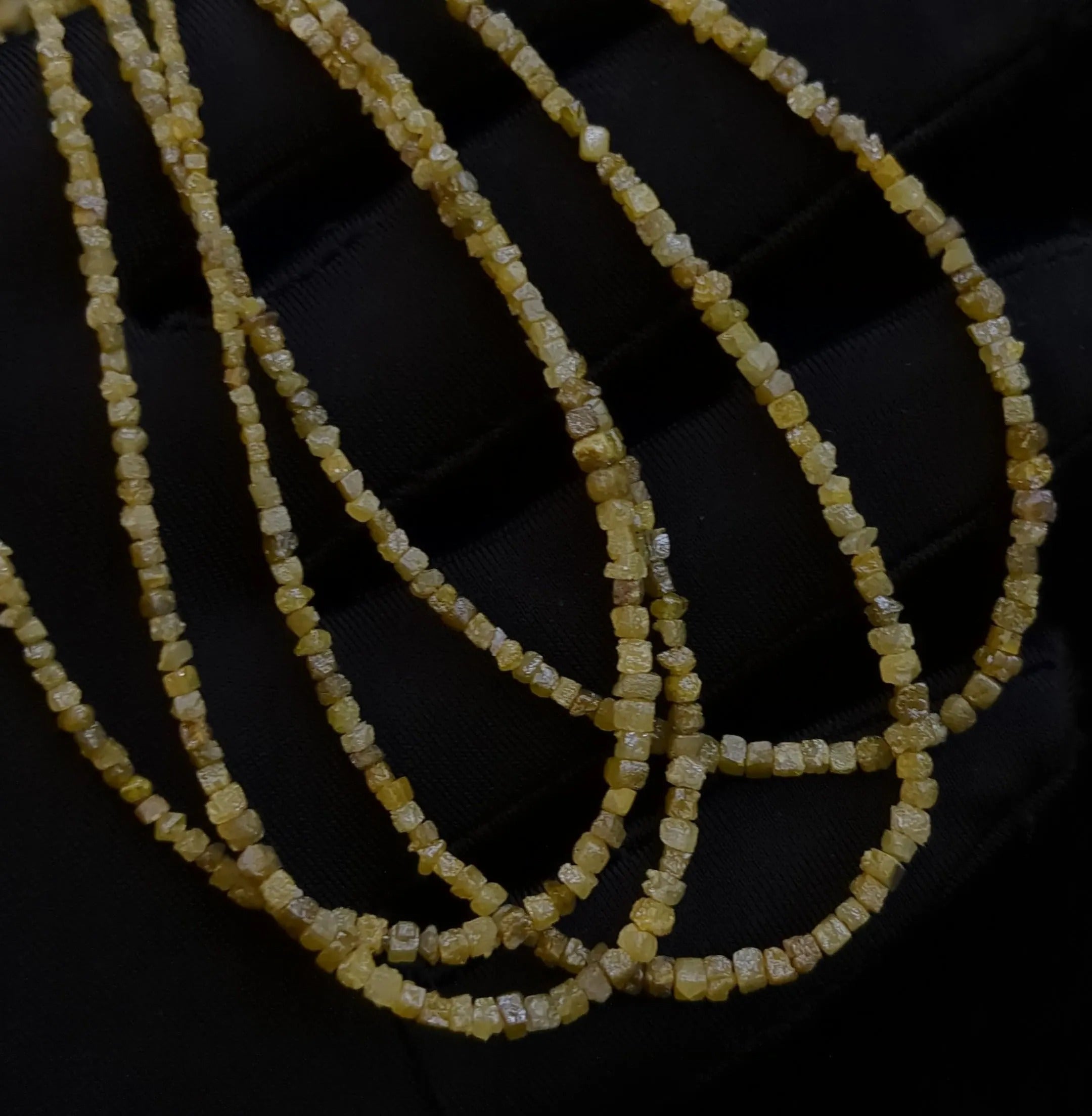 16 Inch Strand Natural Multi Colour Rough Diamond Beads