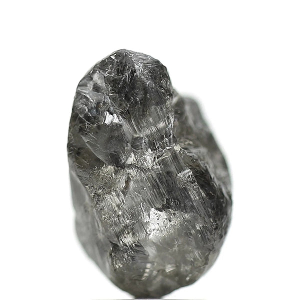 3.94 Carat Crystal Gray Rough Raw Uncut Natural Diamond 11.95 MM