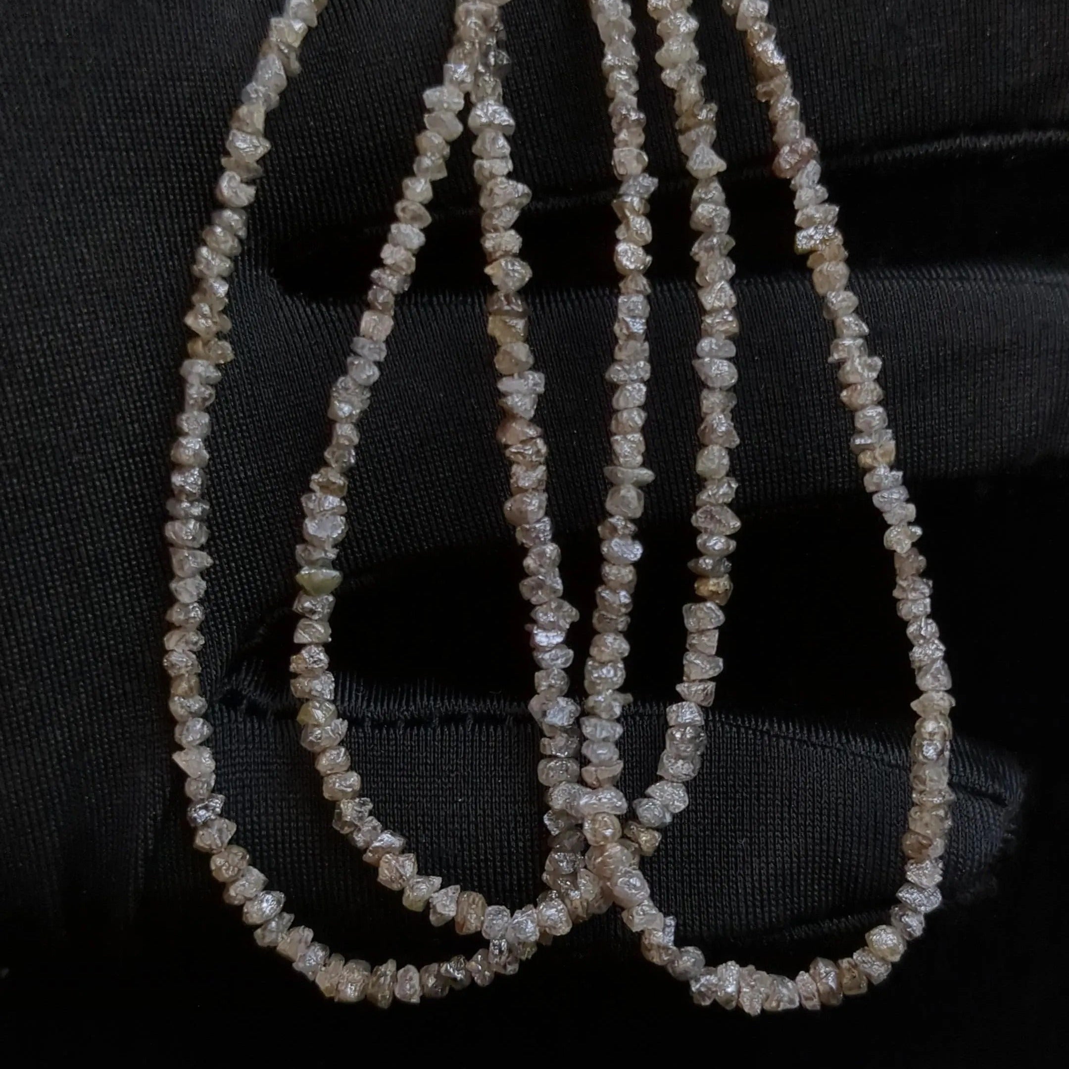 AAA+ Quality Raw Brown Diamond Beads Uncut Rough 2-3mm