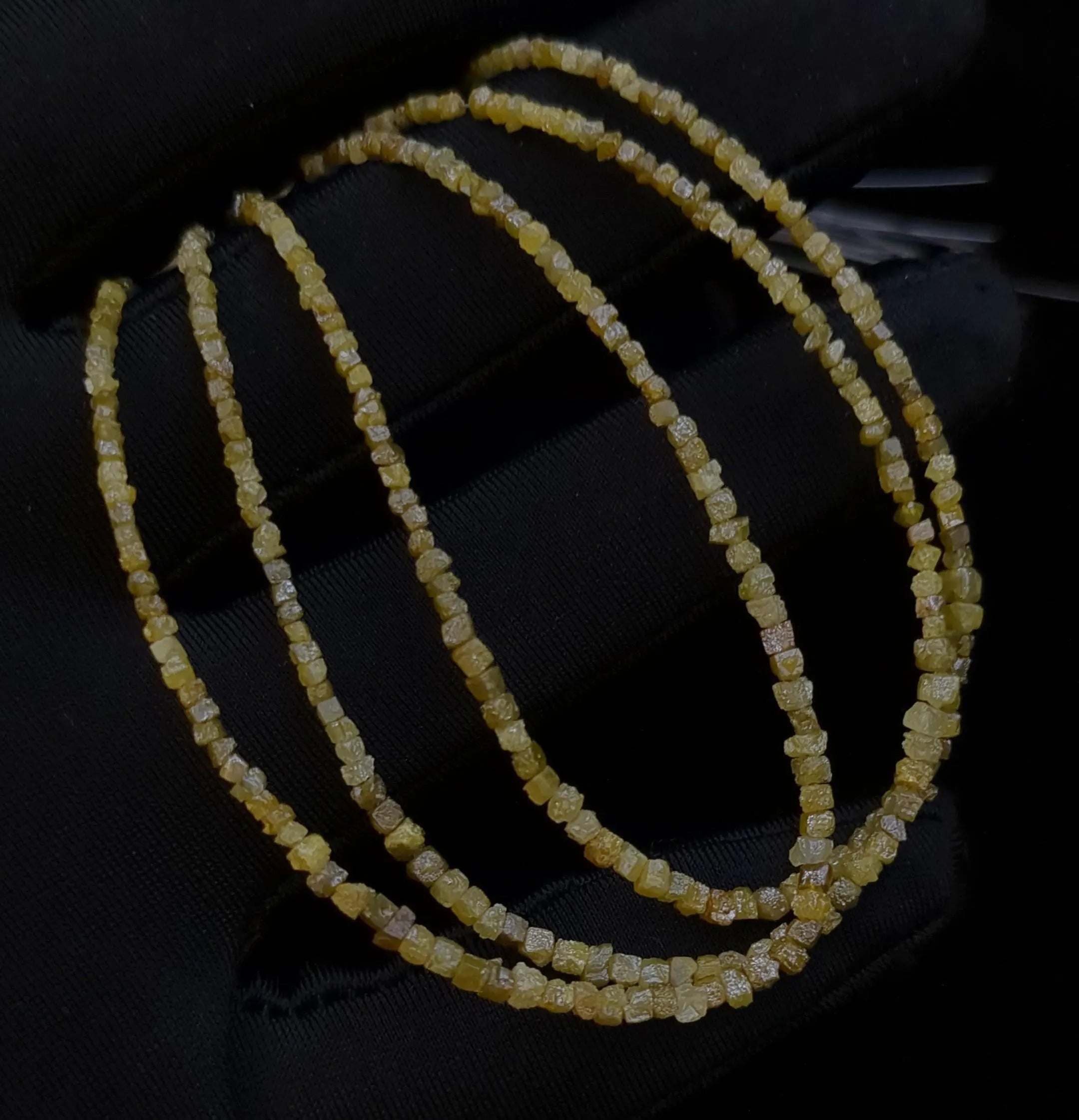 16-inch Multi-Colour Uncut Diamond Cube Beads Jewellery Making