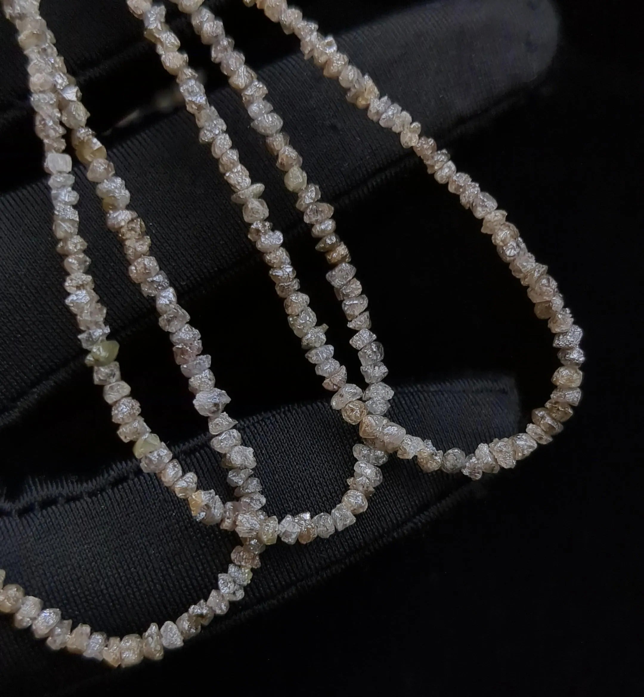 AAA+ Quality Raw Brown Diamond Beads Uncut Rough 2-3mm