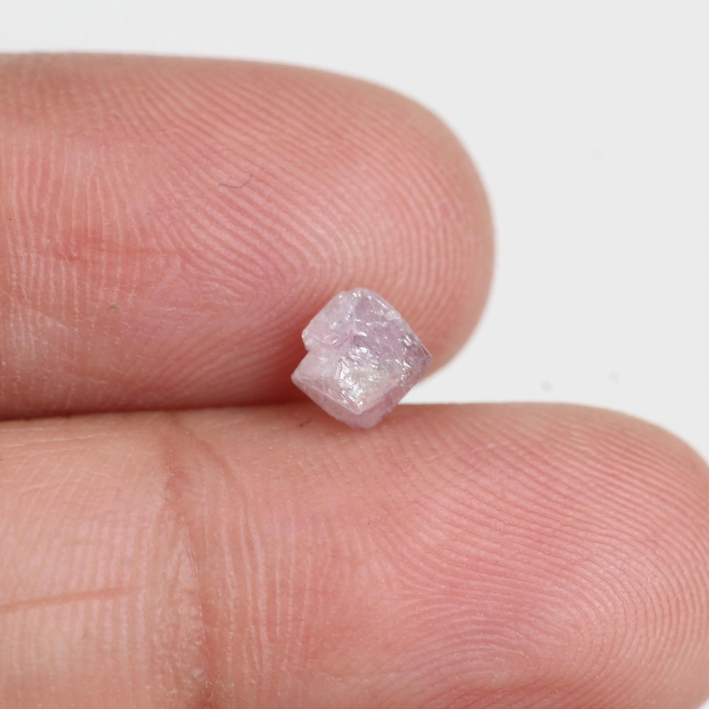 0.84 Carat Fancy Purple Pink Rough Uncut Raw Diamond 5 MM