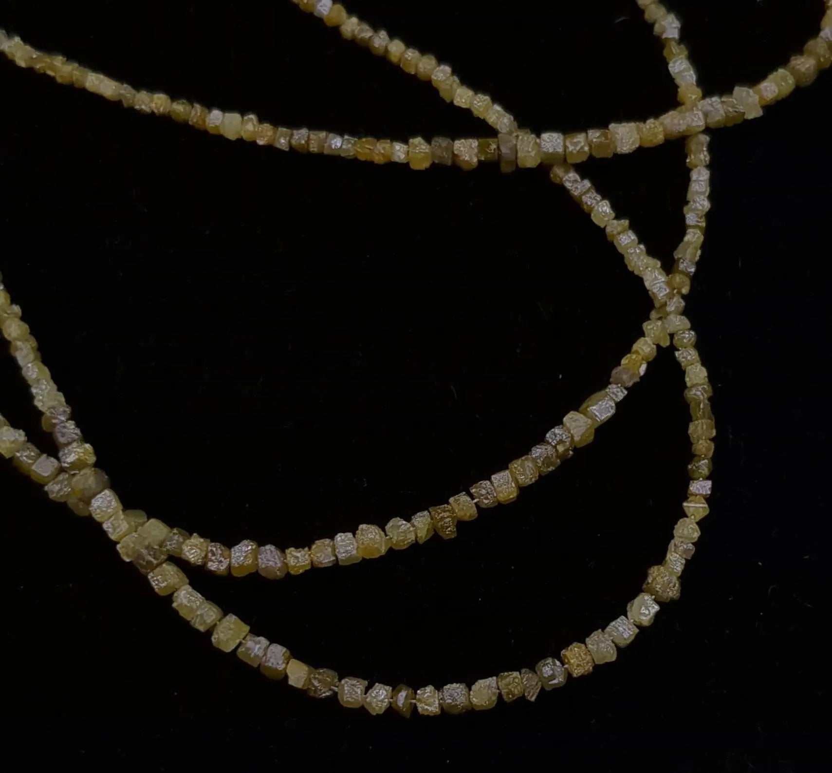 16-inch Multi-Colour Uncut Diamond Cube Beads Jewellery Making