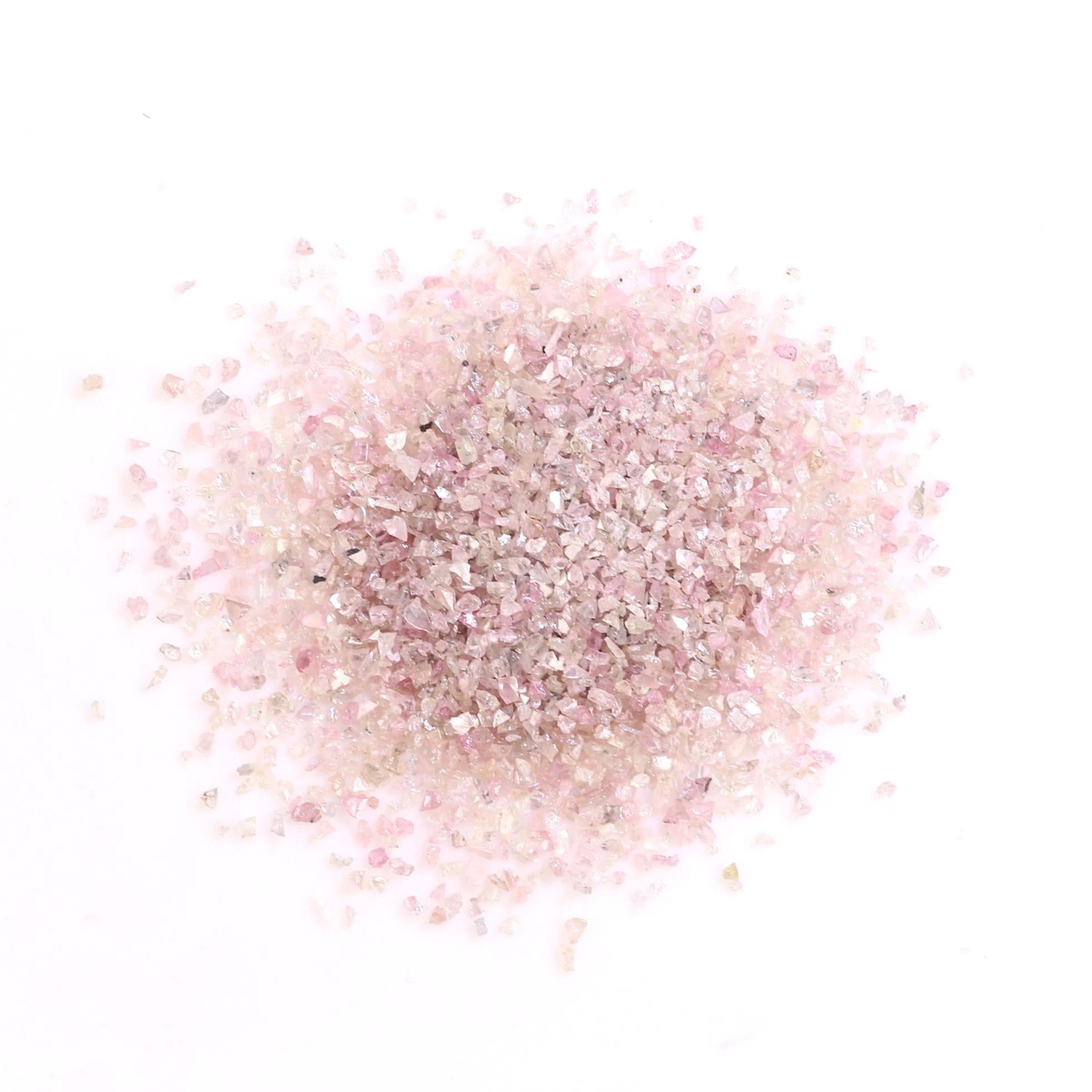 5ct Rough Raw Pink Diamond Dust Natural