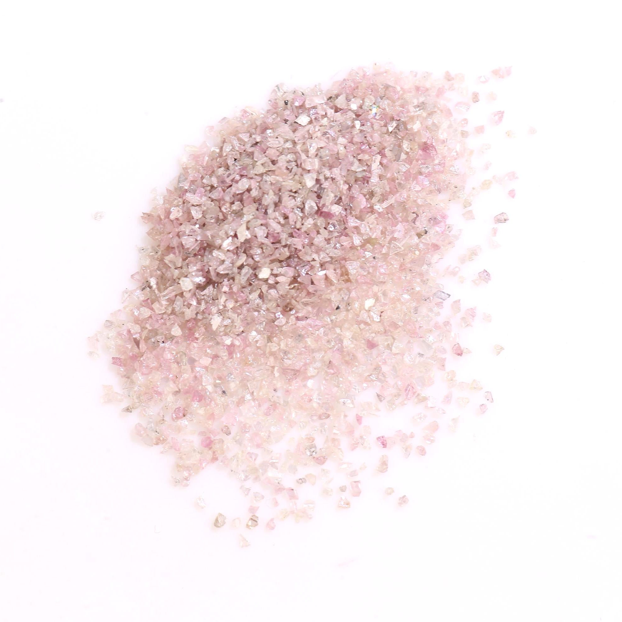 5ct Rough Raw Pink Diamond Dust Natural