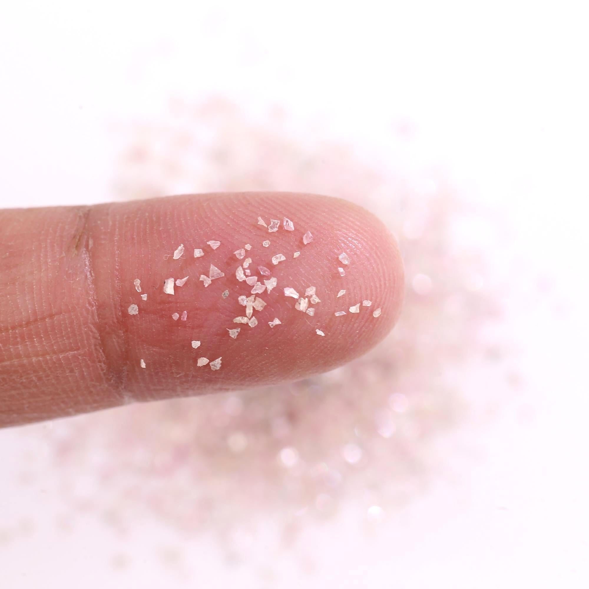 5ct Rough Raw Pink Diamond Dust Natural
