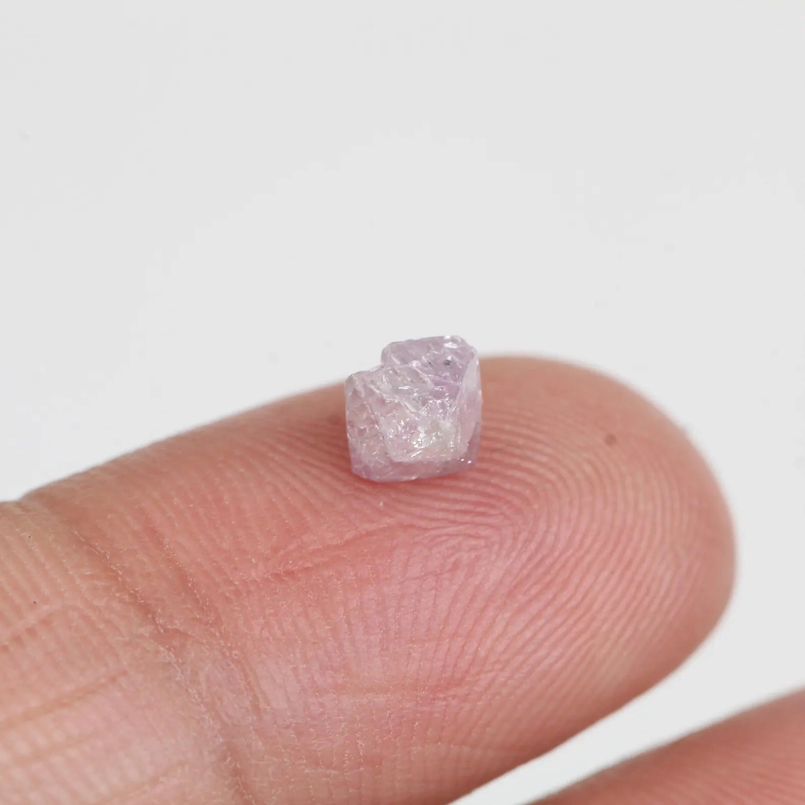 0.84 Carat Fancy Purple Pink Rough Uncut Raw Diamond 5 MM