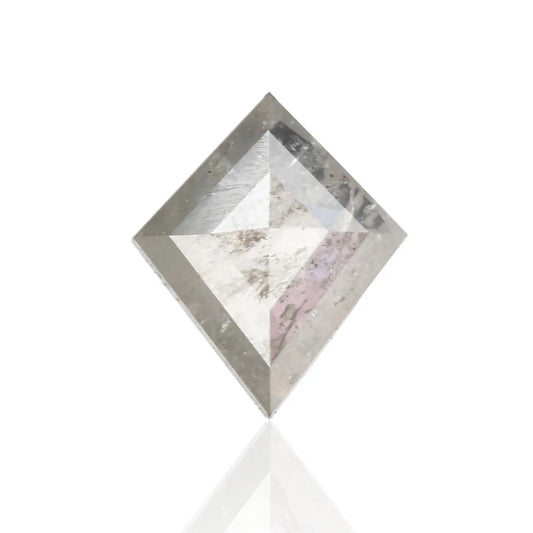 0.72 Carat 7.86 X 6.64 X 2.31 MM Kite Cut Fancy Gray Salt and Pepper Diamond For Engagement Ring