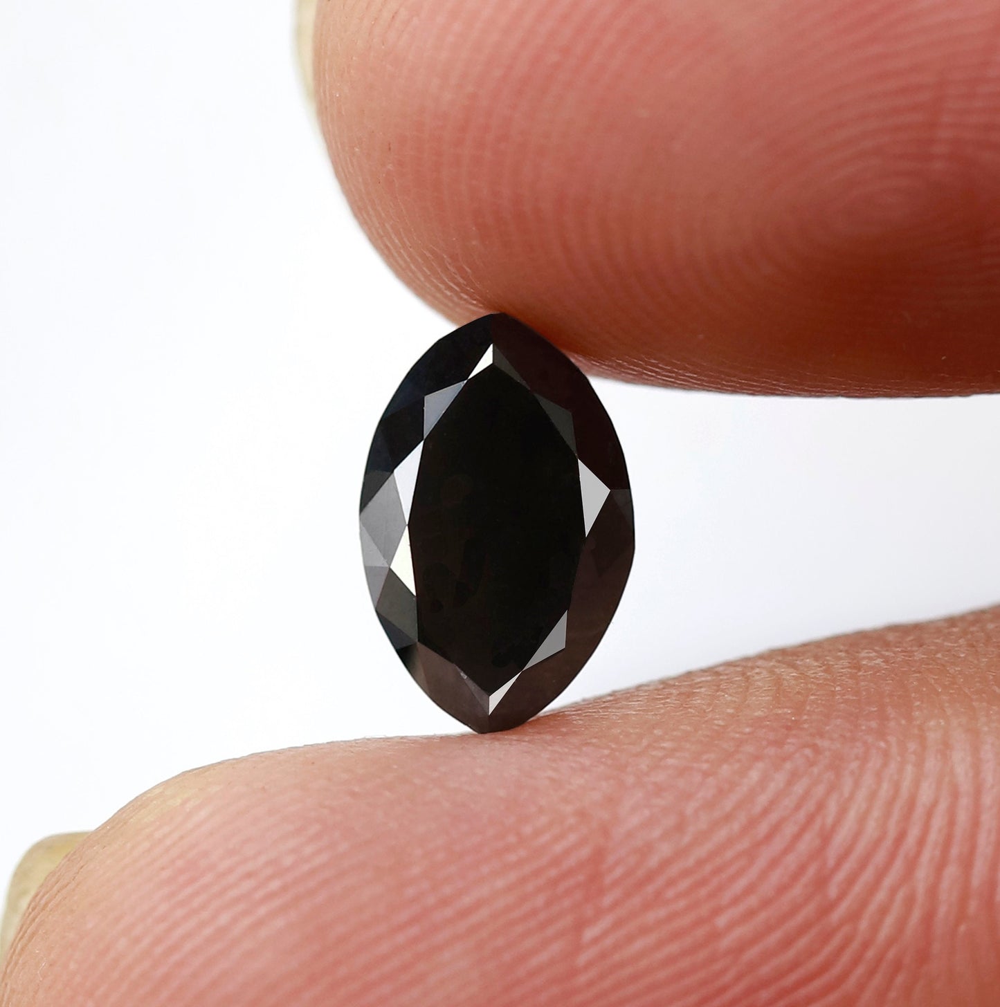 1.83 Carat Marquise Shape Black Diamond AAA Quality Diamond 9 MM Natural Loose Diamond - Blackdiamond