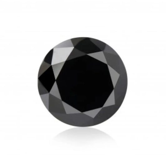 AAA Calibrated Round Brilliant Cut Natural Black Diamond Price/Piece