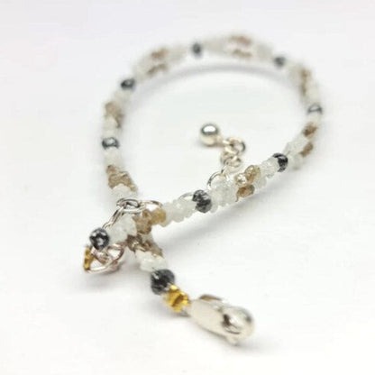 natural rough diamond beads