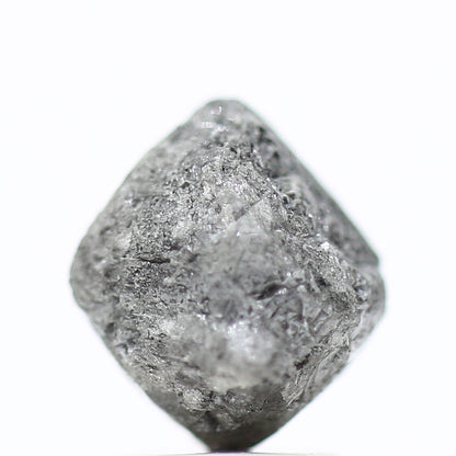 2.80 Carat Rough Diamonds Octahedron Raw Uncut Diamonds 7.5 MM - Blackdiamond